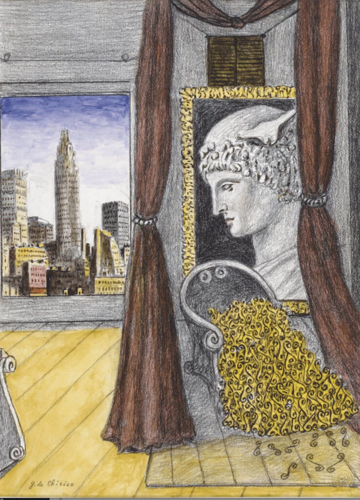 Giorgio De Chirico - 116, Il Mistero di Manhattan. Ul segreto di Manhattan, 1973